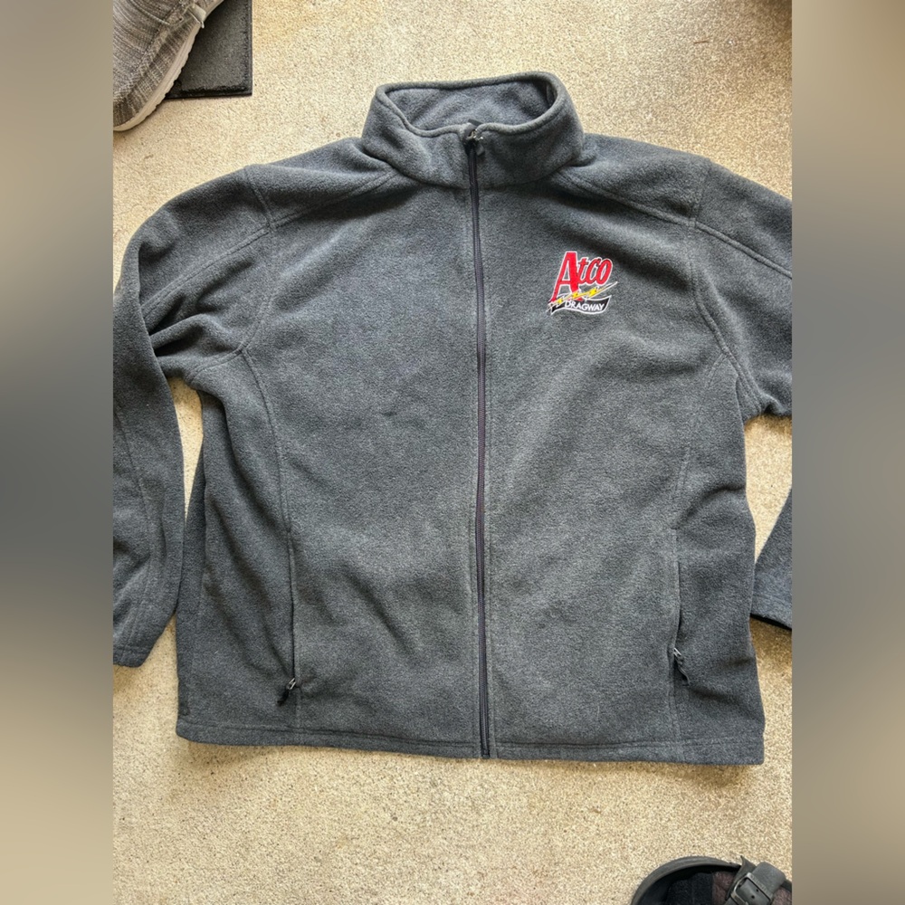 Official Atco Dragway Fleece NHR Nationals Dragster Funny Car 2XL Embroidered
